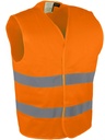 Gilet Haute Visibilité Polyester Fermeture auto-agrippante - Single Safety