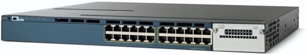 [C3560X-24P- P-S] Switch Réseau Cisco Catalyst 3560X : 24 Ports PoE+ Niveau 3 - IP Base